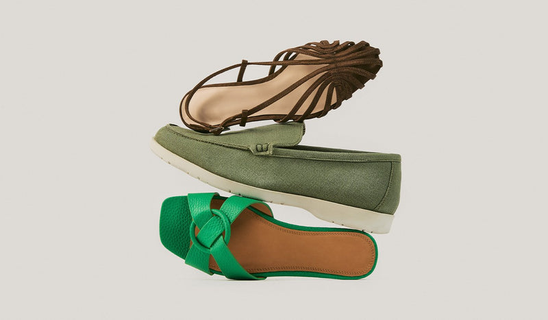 Designer sandals & flat shoes