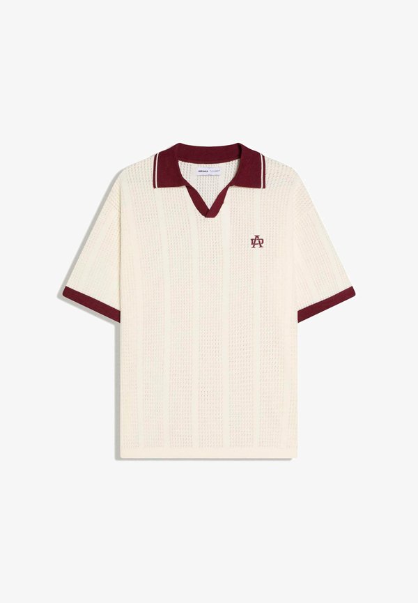 Bershka PREPPY - POLO- TSHIRT 01273715 - Polo shirt - white