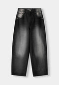 Bershka SUPER - Loose Jeans - black