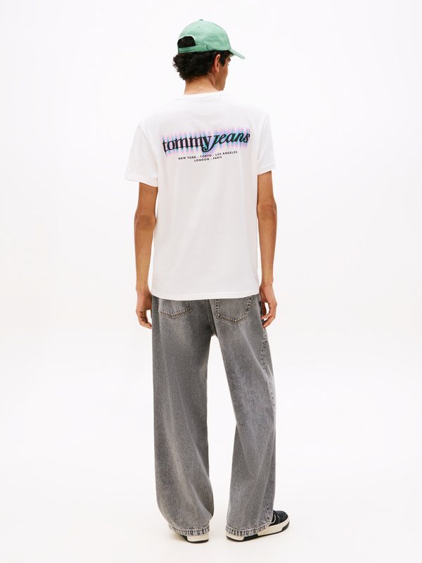 Tommy Jeans REG BLUR SCRIPT BACK TEE UNISEX