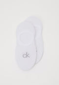 Calvin Klein Underwear WOMEN FOOTIE HIGH CUT 2 PACK - Invisible socks - white