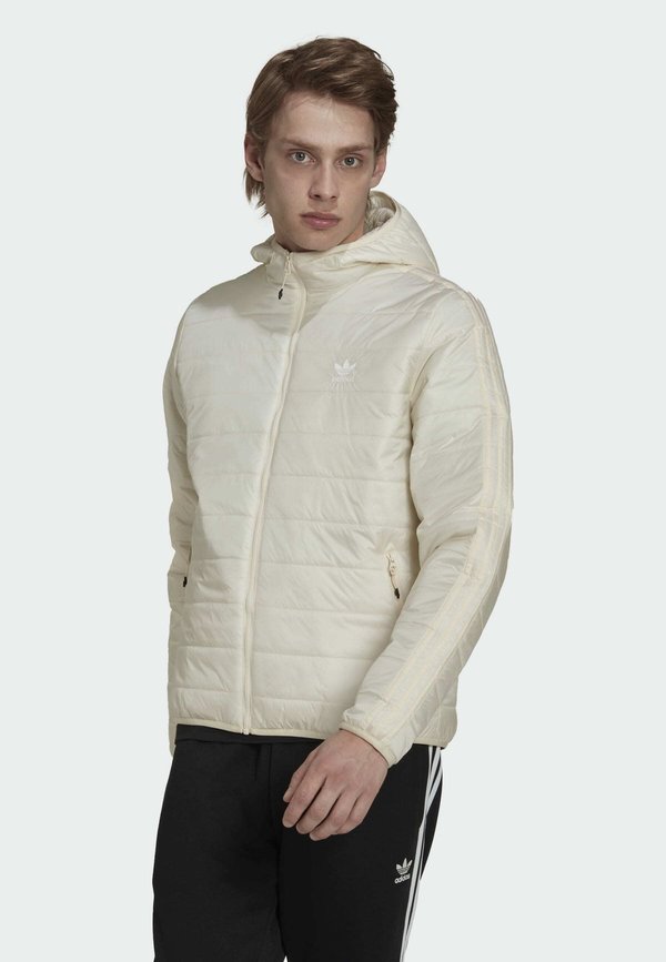adidas Originals HOODED PUFF - Winter jacket - beige