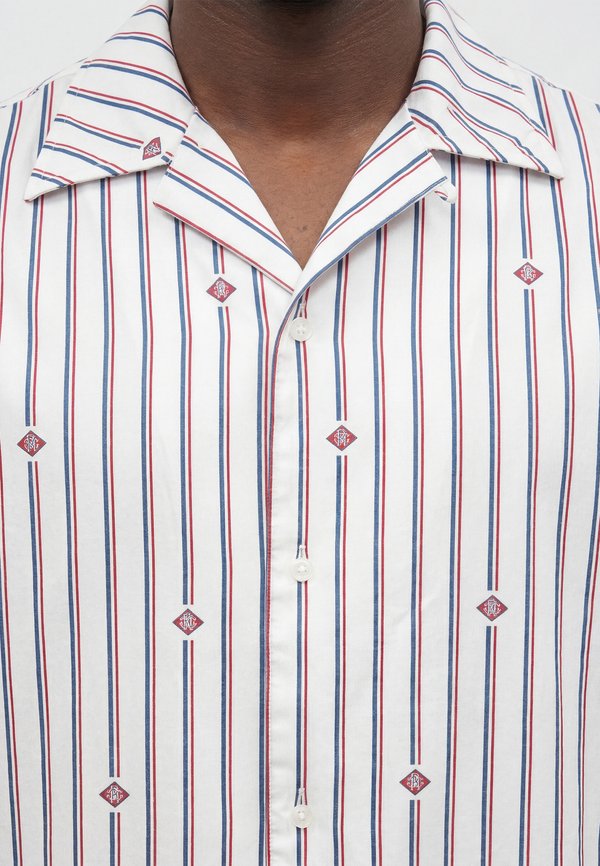 Cavalli Uomo STRIPES AND LOGO RELAXED FIT SHIRT