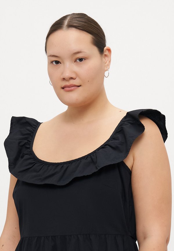 Vero Moda Curve VMCJARLOTTE RUFFLE ANCLE DRESS
