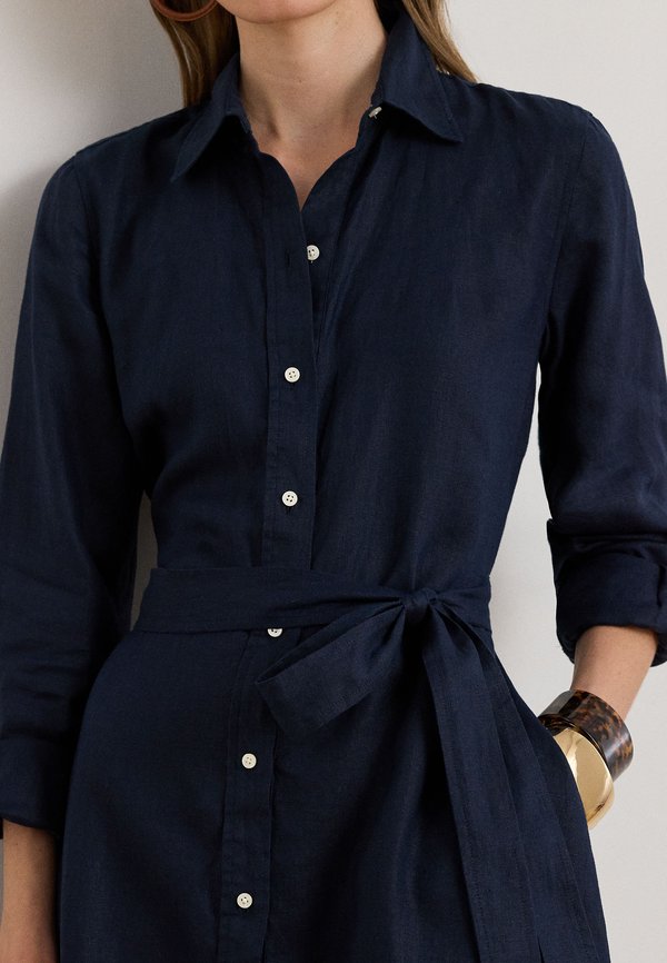 Lauren Ralph Lauren Petite BELTED LINEN SHIRTDRESS