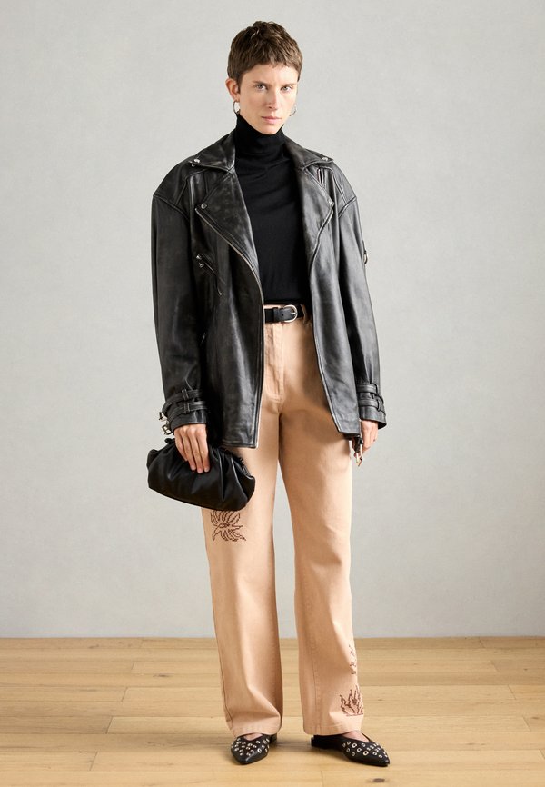 Scotch & Soda THE RIPPLE HIGH RISE LEG PANTS