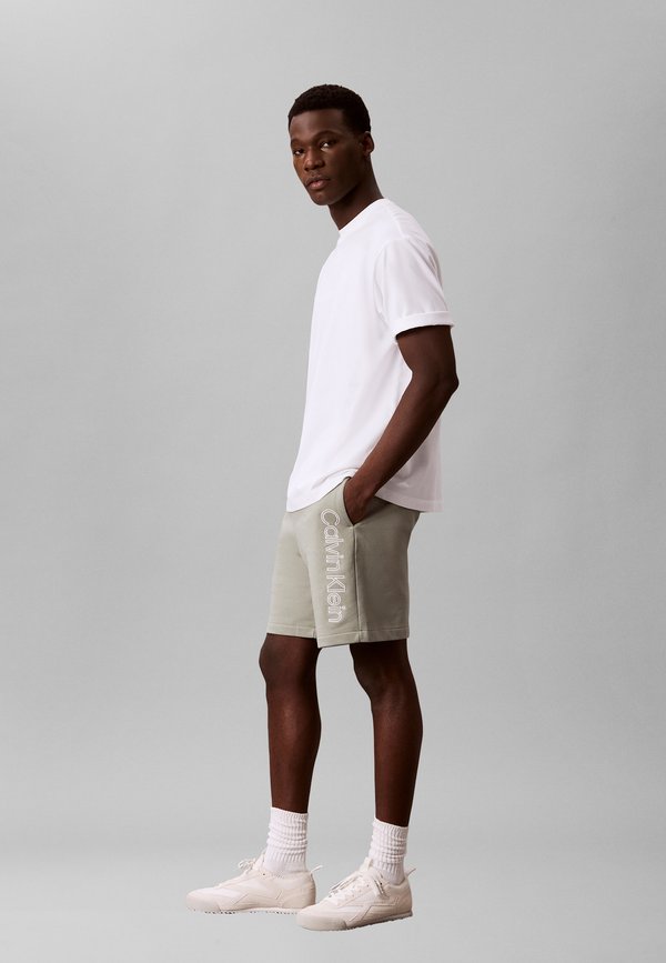Calvin Klein GRAPHIC SHORT - Tracksuit bottoms - shadow