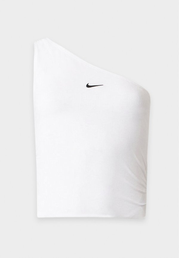 Nike Sportswear ONE SHOULDER  - Top - white/black