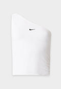 Nike Sportswear ONE SHOULDER  - Top - white/black