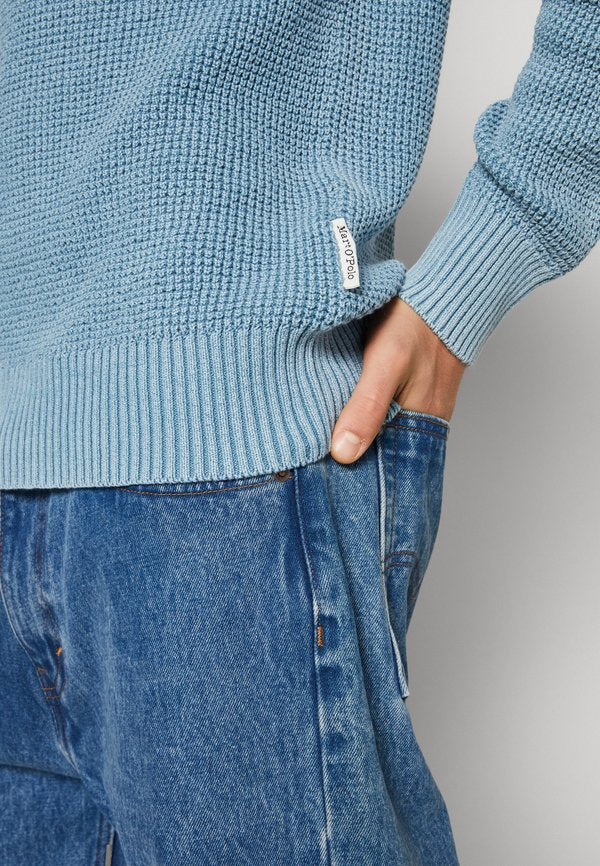 Marc O'Polo CREWNECK STRUCTURED SOLID