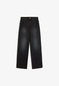 Bershka BAGGY - JEANS - Baggy Jeans - black