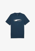 Puma PUMA SPORT LOGO PLAY T-SHIRT - Print T-shirt - midnight petrol