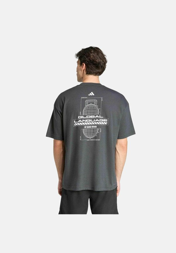 adidas Performance Print T-shirt - carbon