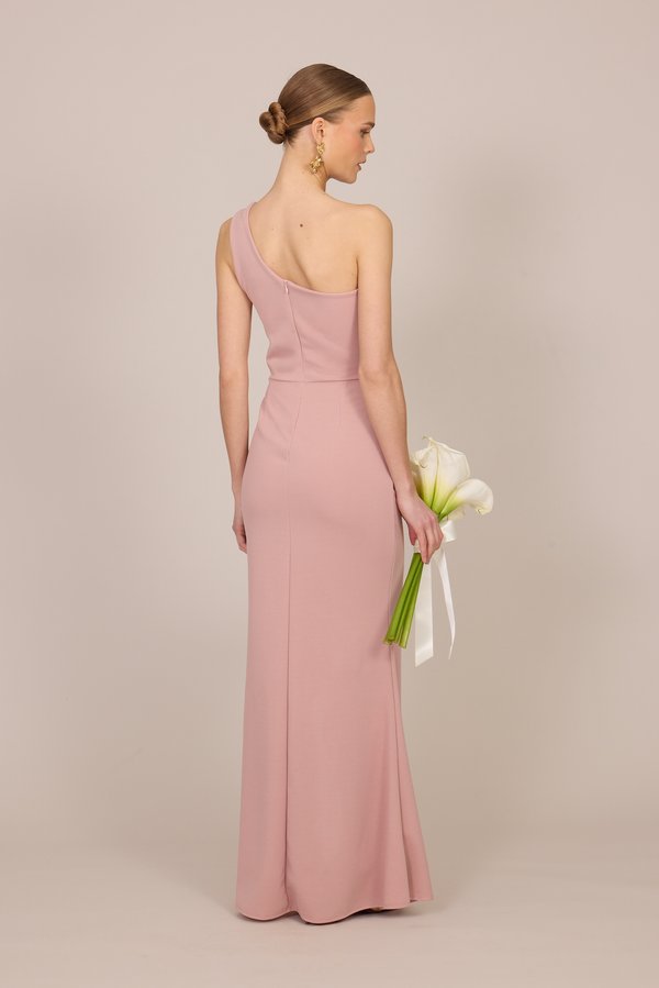 WAL G. MILLY ONE SHOULDER RUFFLE MAXI