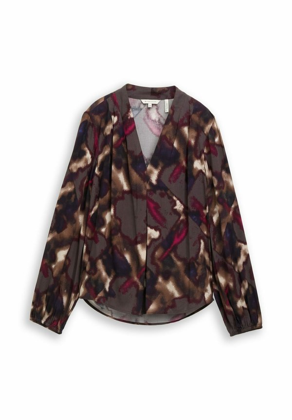 TOM TAILOR PRINTED V NECK