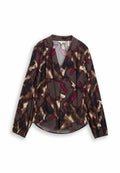 TOM TAILOR PRINTED V NECK