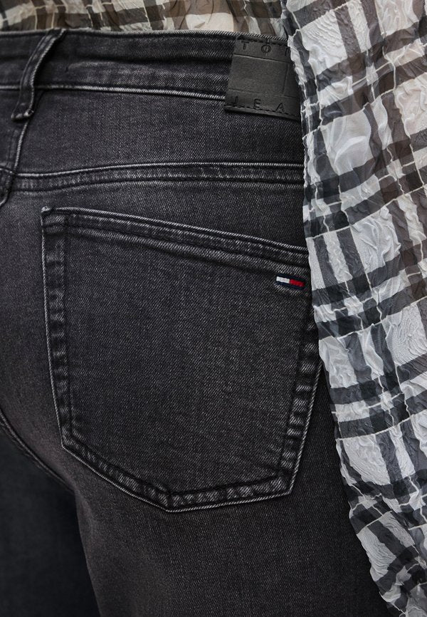 Tommy Jeans NORA MID RISE SKINNY BLACK JEANS