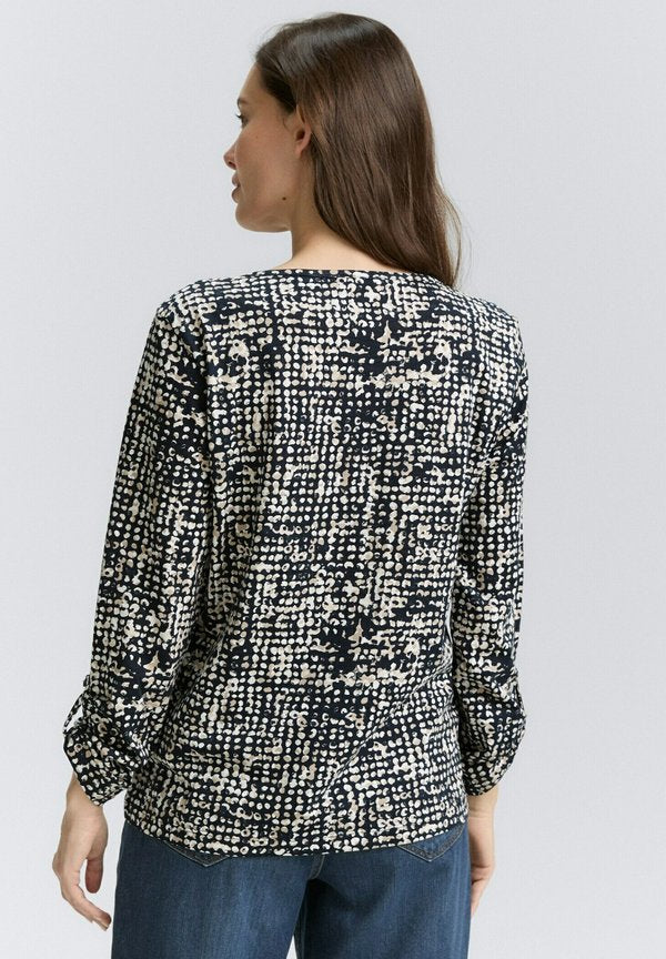 TOM TAILOR HENLEY MIT MUSTER