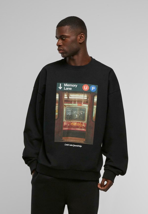 Upscale by Mister Tee MEMORY LANE OVERSIZE CREWNECK