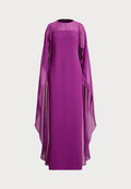 Lauren Ralph Lauren CAPE GEORGETTE GOWN