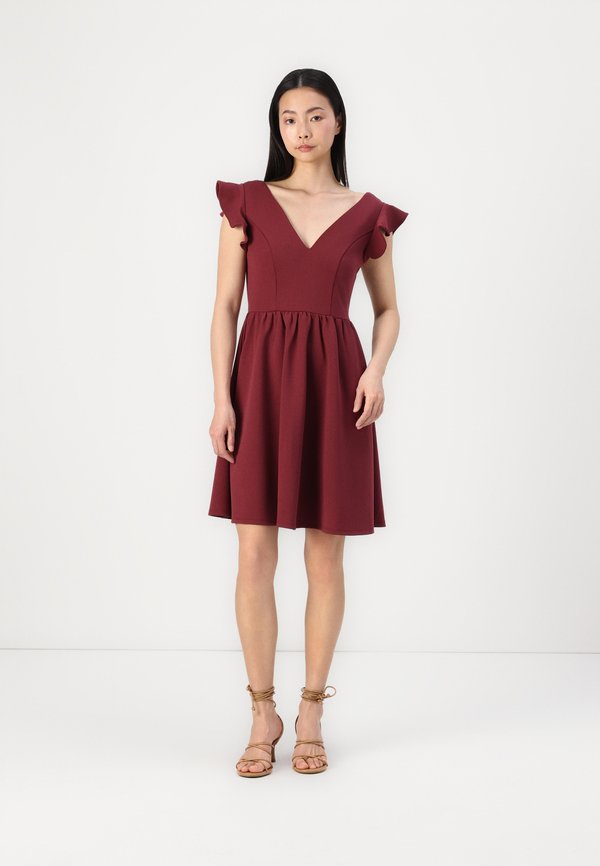 VILA VICLARA FLOUNCE SLEEVES DRESS