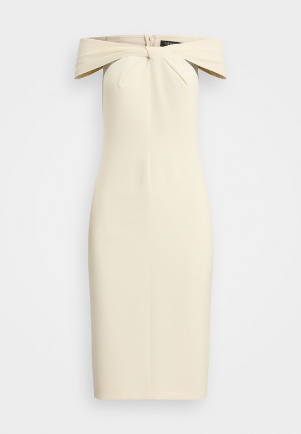 Lauren Ralph Lauren TWIST-FRONT CREPE COCKTAIL DRESS