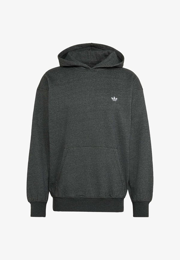 adidas Originals ADIDAS ORIGINALS TREFOIL ESSENTIALS MELANGE LOOSE HOODIE - Hoodie - dark grey heather