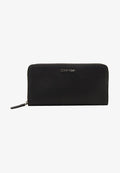 Calvin Klein MUST LARGE ZIP AROUND WALLET - Wallet - black