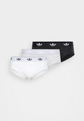 adidas Originals 3 PACK - Briefs - grey melange/black/white