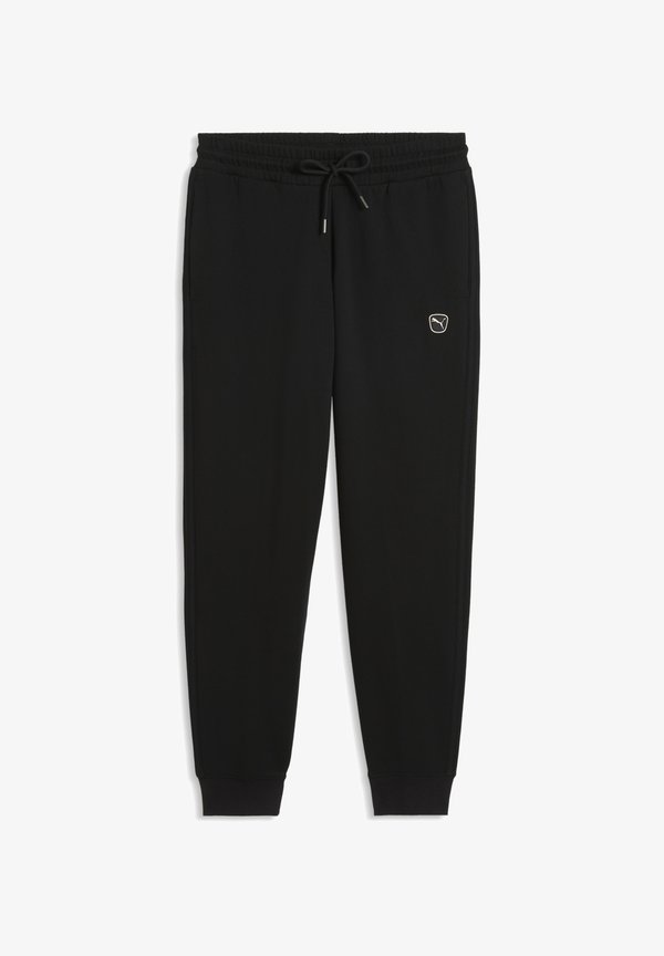Puma ESSENTIALS ELEVATED JOGGINGHOSE - Tracksuit bottoms - black