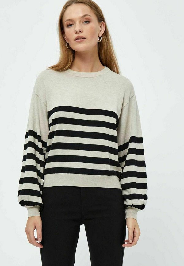 Minus MIMSPERLA STRIPED KNIT PULLOVER