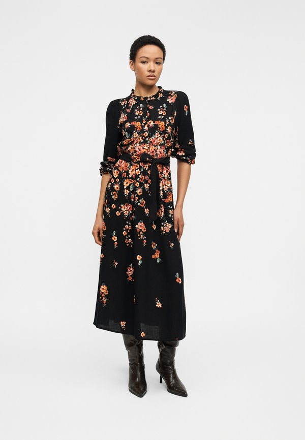VILA VIELMA BAI O NECK ANKLE MIDI DRESS