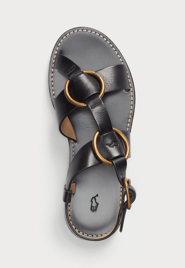 Polo Ralph Lauren DOUBLE O-RING LEATHER SANDAL