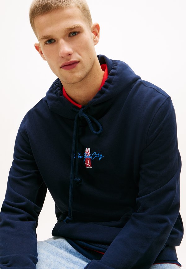 Tommy Jeans SIGNATURE BACK LOGO TERRY DRAWSTRING HOODY