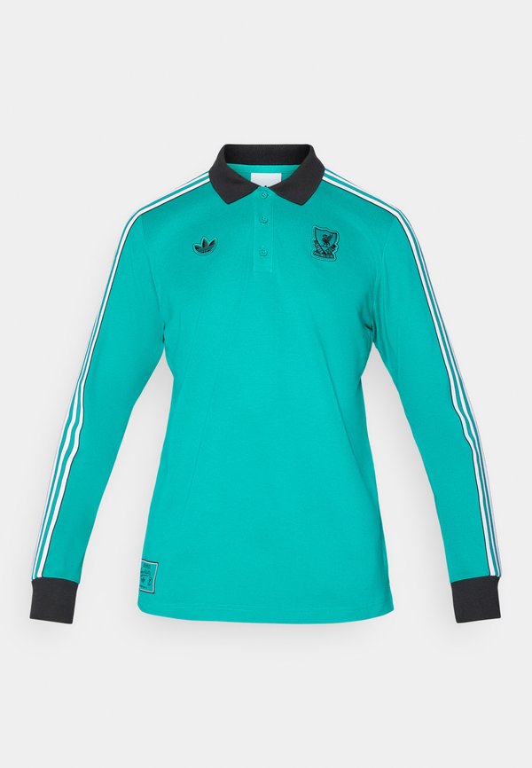 adidas Originals LIVERPOOL FC ICON LONG SLEEVE POLO - Club wear - sea green