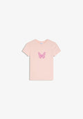 Bershka PRINTED- T-SHIRT - Print T-shirt - light pink