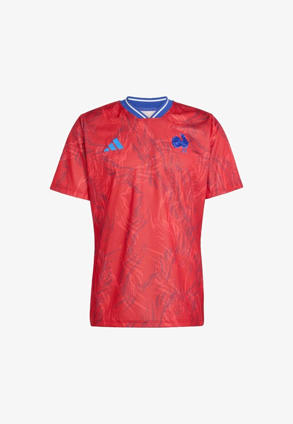 adidas Performance FRANCE RUGBY PREMATCH - Sports T-shirt - collegiate red