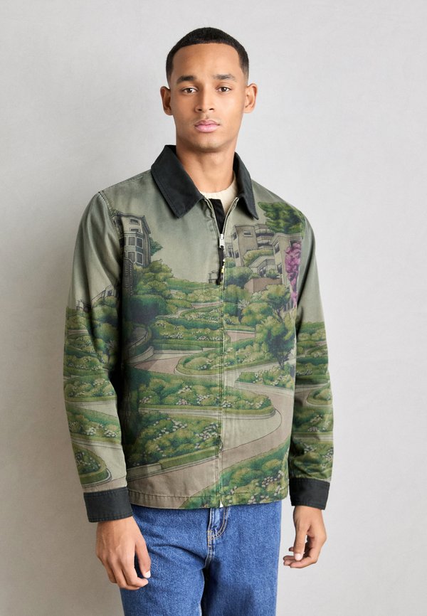 Scotch & Soda PHOTO PRINTED COACH JACKET