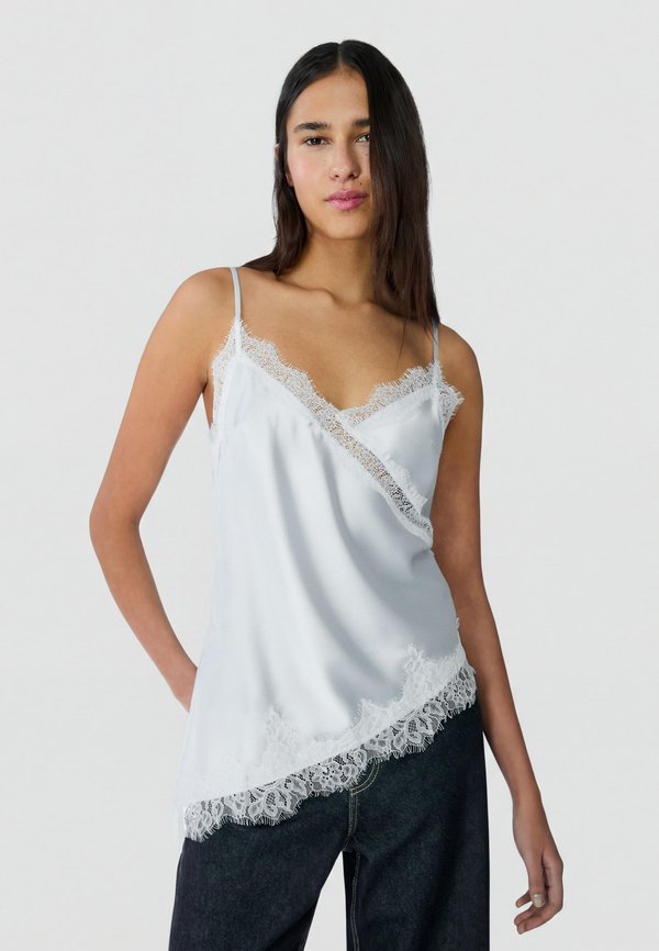 Bershka Top - light blue