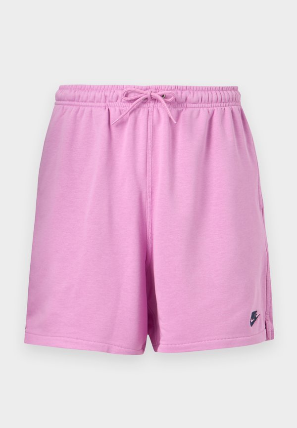 Nike Sportswear M NK CLUB FLOW FT SHORT - Tracksuit bottoms - magenta/midnight navy
