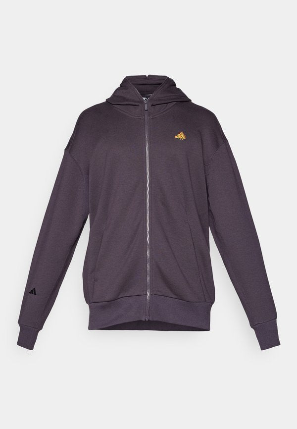 adidas Sportswear HOODIE - Zip-up sweatshirt - aurora black