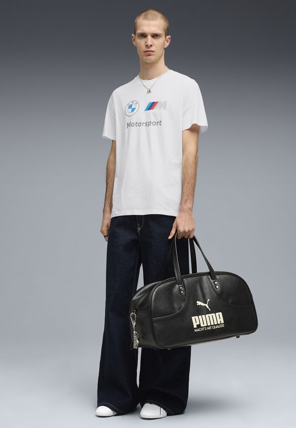Puma BMW MMS ESS LOGO TEE - Print T-shirt - white