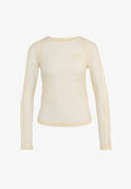 adidas Performance ADIDAS ORIGINALS SPORT LONGSLEEVE - Long sleeved top - warm vanilla