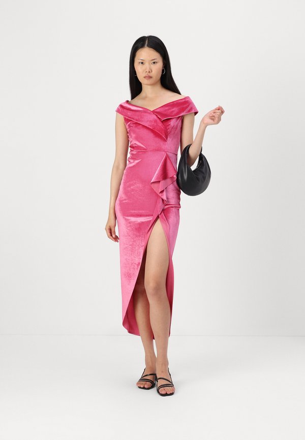 WAL G. HAILY RUFFLE MAXI