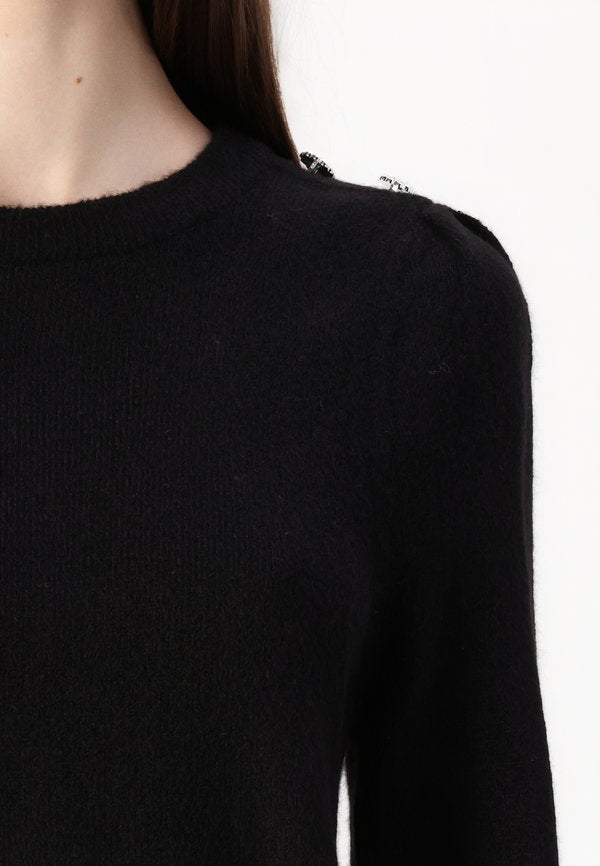 JDY JDYELANORA O NECK BUTTON