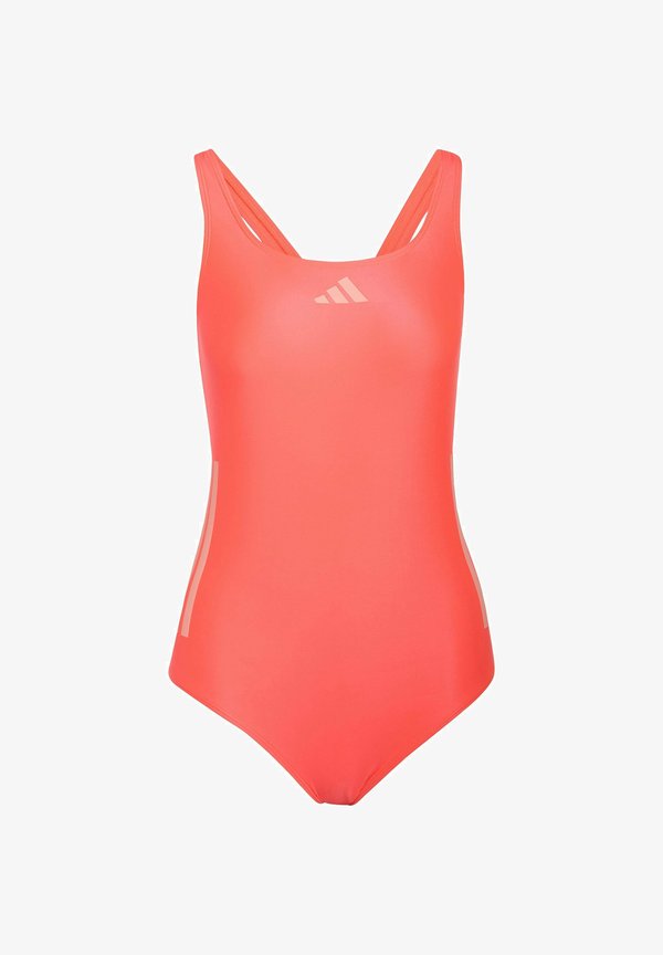 adidas Performance ADIDAS PERFORMANCE 3-STRIPES C-BACK SWIMSUIT - Swimsuit - solar turbo frozen turbo