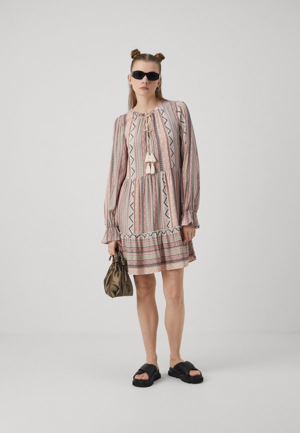 VILA VINALA V NECK MINI DRESS