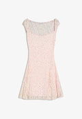 Bershka MINI PRINT - Day dress - light pink