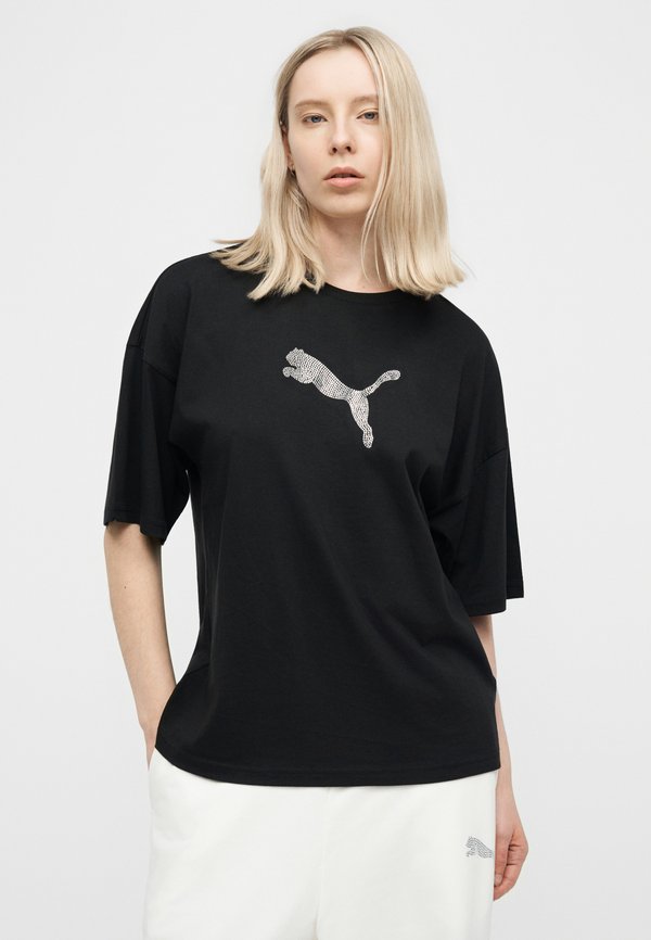 Puma GRAPHIC LEO LUXE BEDAZZLED SLOUCHY