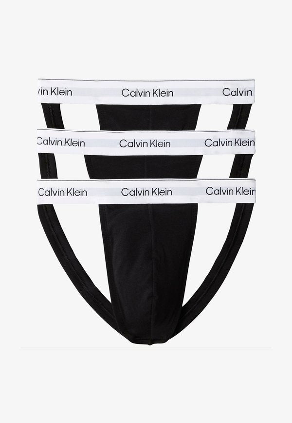 Calvin Klein Underwear ICON 3 PACK - Jockstrap - black
